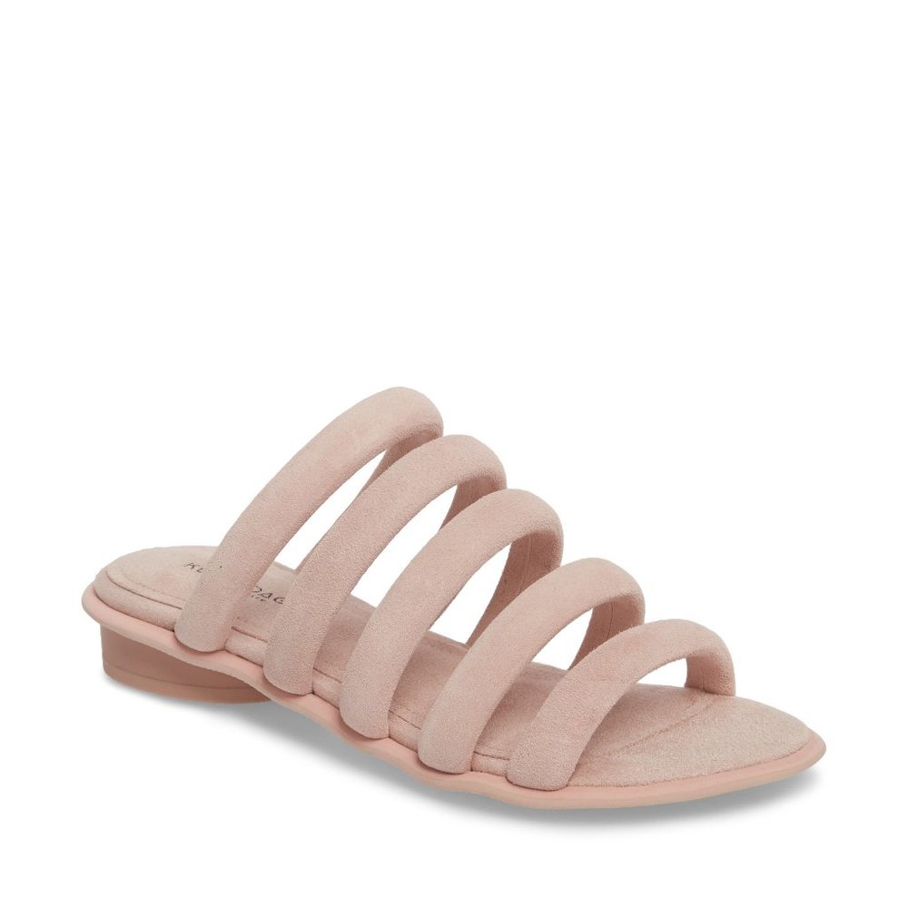 NWB Kelsi Dagger Strappy Leather Sandals Pink
